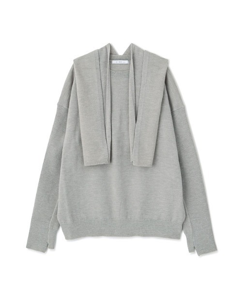 「ETRE TOKYO」 長袖ニット FREE グレー レディース_画像4