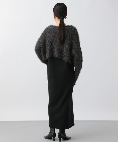 「A part by」 ニットワンピース FREE ライトグレー レディース_画像6