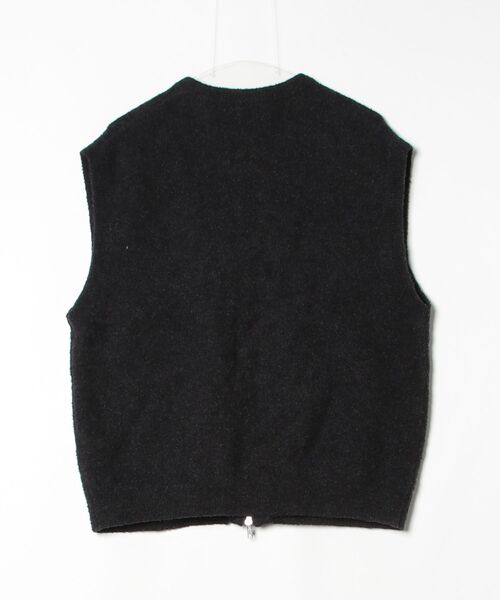 「BEAUTY&YOUTH UNITED ARROWS」 ニットベスト M ダークグレー メンズ_画像2