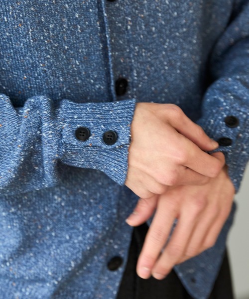 SINSS セーター ニット Nep knit cardigan / ネップニットカーディガン