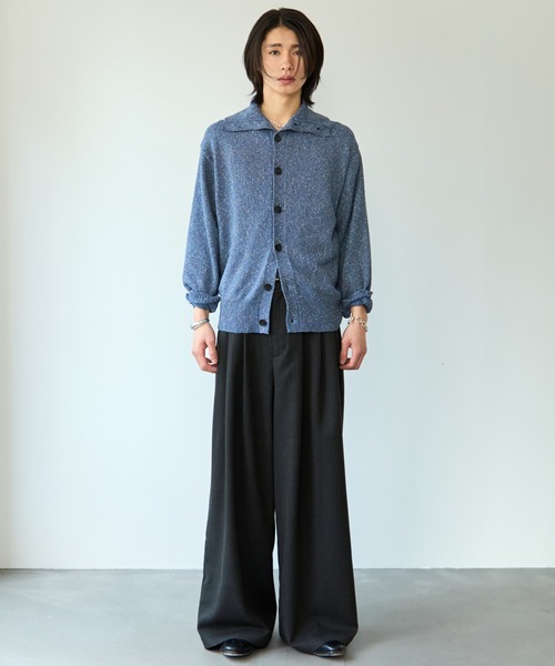 SINSS セーター ニット Nep knit cardigan / ネップニットカーディガン