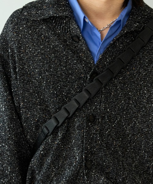 SINSS セーター ニット Nep knit cardigan / ネップニットカーディガン