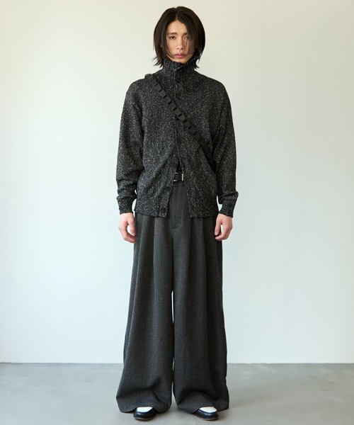 SINSS セーター ニット Nep knit cardigan / ネップニットカーディガン