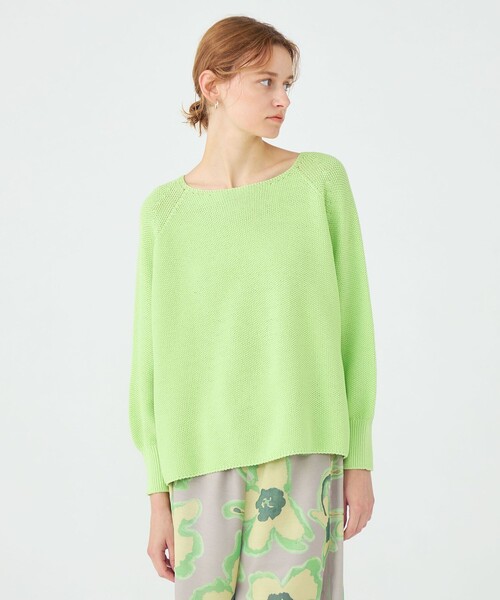 Ballsey（ボールジィ） ニット セーター モスステッチ ワイドプル