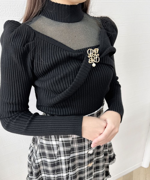 「couture BY ROJITA」 長袖ニット FREE グレー レディース_画像2
