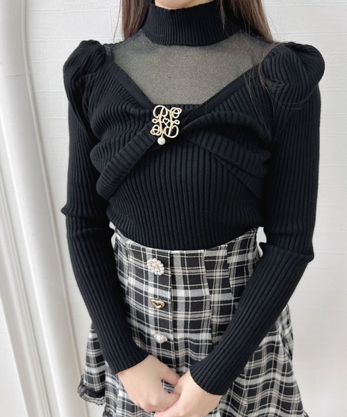 「couture BY ROJITA」 長袖ニット FREE グレー レディース_画像3