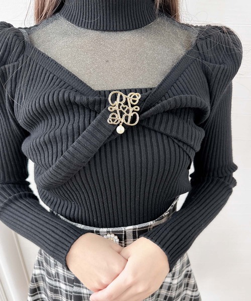 「couture BY ROJITA」 長袖ニット FREE グレー レディース_画像5
