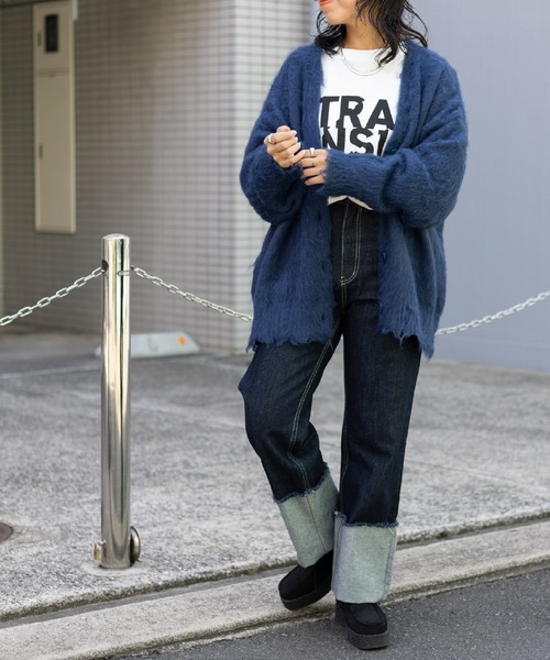 「COLONY 2139」 ニットカーディガン FREE グレー レディース_画像2