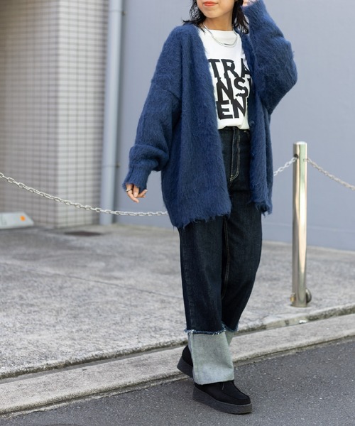 「COLONY 2139」 ニットカーディガン FREE グレー レディース_画像4