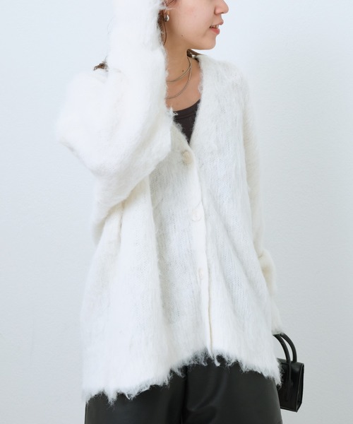 「COLONY 2139」 ニットカーディガン FREE グレー レディース_画像6