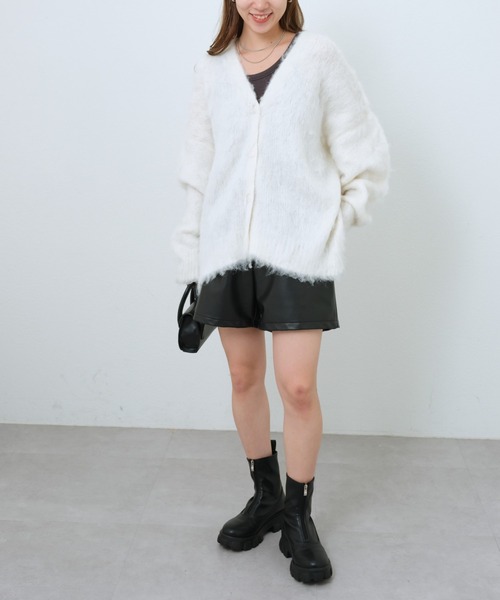 「COLONY 2139」 ニットカーディガン FREE グレー レディース_画像7