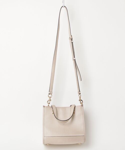 COACH」 ワンポイント2WAYバッグ - ベージュ レディース コーチ 