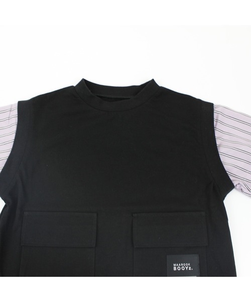 「maarook」 「KIDS」半袖カットソー 160cm ブラック キッズ_画像4