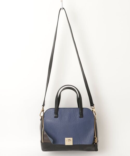 FURLA（フルラ） 2WAYバッグ - ネイビー レディース : ZOZOTOWN Yahoo 