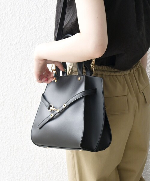 「SHIPS any」 2WAYバッグ ONE SIZE ブラック レディース_画像2