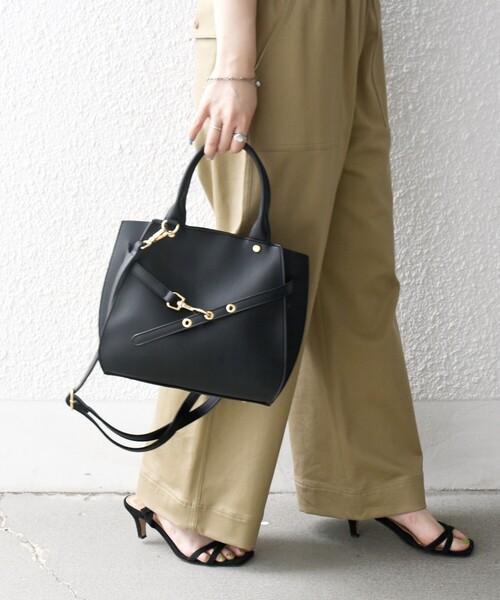 「SHIPS any」 2WAYバッグ ONE SIZE ブラック レディース_画像7