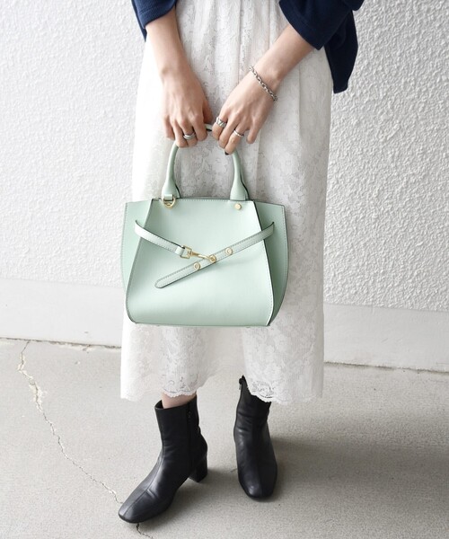 「SHIPS any」 2WAYバッグ ONE SIZE ブラック レディース_画像9