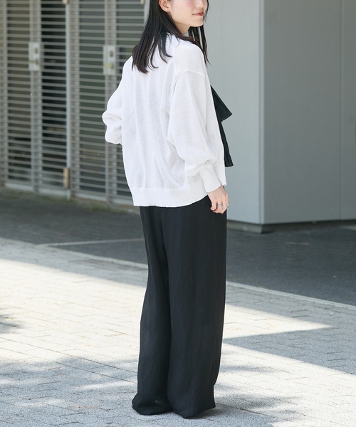 「VERMEIL par iena」 イージーパンツ 38 ブラック レディース_画像3