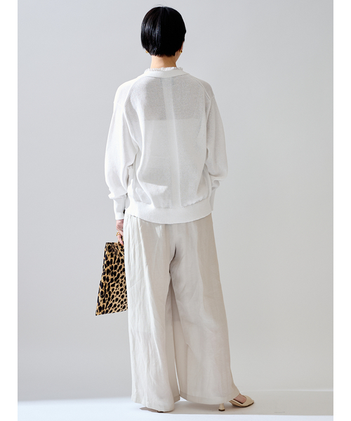 「VERMEIL par iena」 イージーパンツ 38 ブラック レディース_画像8