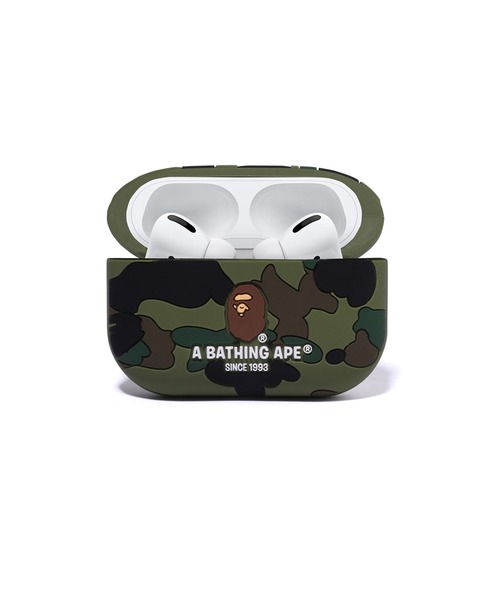 A BATHING APE AirPods Pro ケース カモ柄 A BATHING APE（アベイシングエイプ） イヤホン ヘッドホン 1ST CAMO