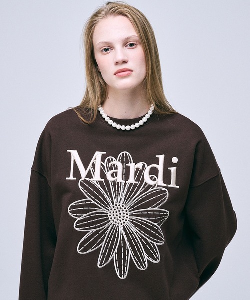「Mardi Mercredi」 スウェットカットソー FREE ブラウン レディース