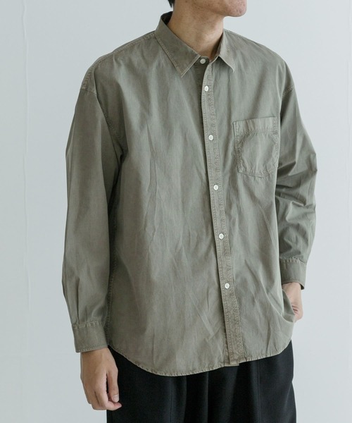 「THOMAS MASON」 長袖シャツ「URBAN RESEARCHコラボ」 LARGE ブルー系その他 メンズ_画像4