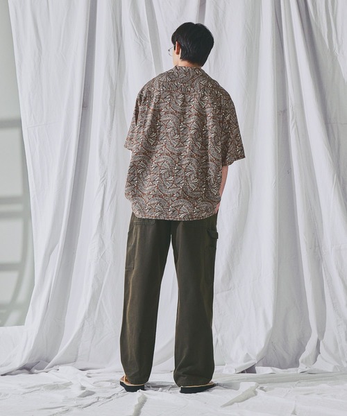 niko and...（ニコアンド）の「イージーケア柄ロングスリーブシャツ（シャツ/ブラウス）」 - WEAR こんぶ様 専用 3点ニコアンド  nikoand…  生成りのロングシャツ
