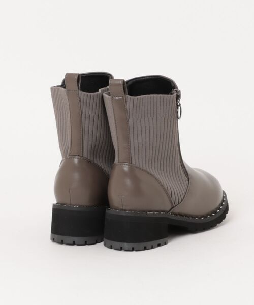 「la farfa SHOES」 ショートブーツ LL アッシュブラウン レディース_画像2