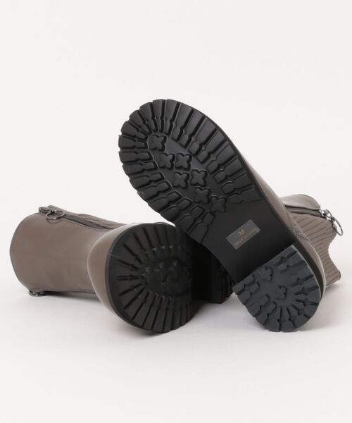 「la farfa SHOES」 ショートブーツ LL アッシュブラウン レディース_画像3