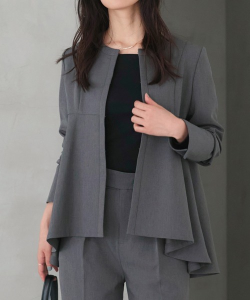 「RUIRUE BOUTIQUE」 セットアップ LL グレー レディースの画像