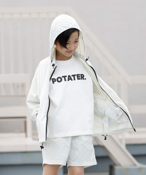 「ARCH & LINE」 「KIDS」ナイロンブルゾン X-LARGE パープル キッズ_画像7