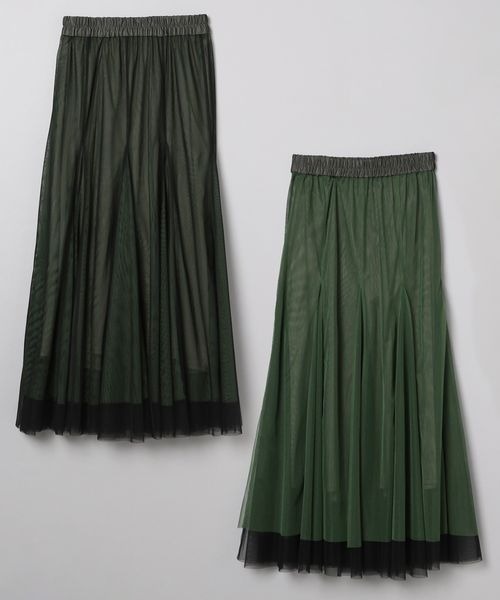 「JEANASIS」 フレアスカート SMALL ネイビー レディース_画像3