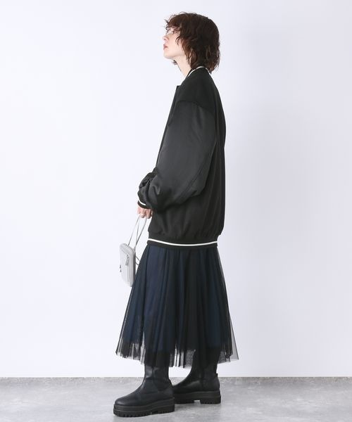 「JEANASIS」 フレアスカート SMALL ネイビー レディース_画像7