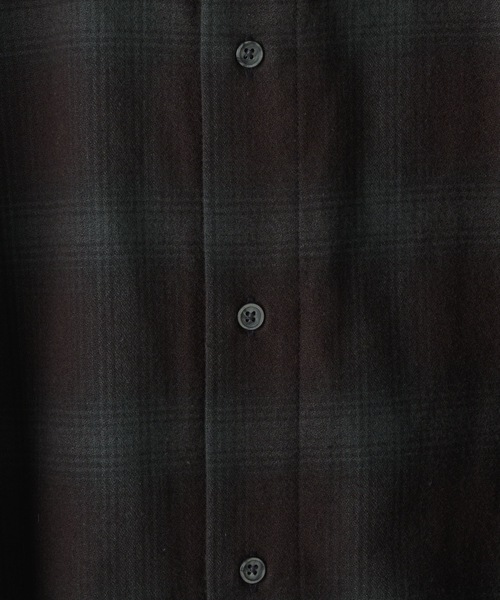 「Casper John」 長袖シャツ MEDIUM グリーン メンズ_画像4