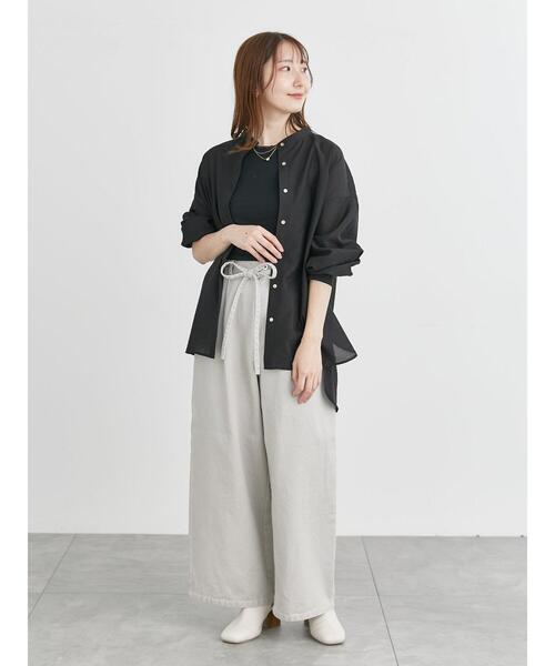 「Te chichi TERRASSE」 デニムパンツ L ブルー レディース_画像9