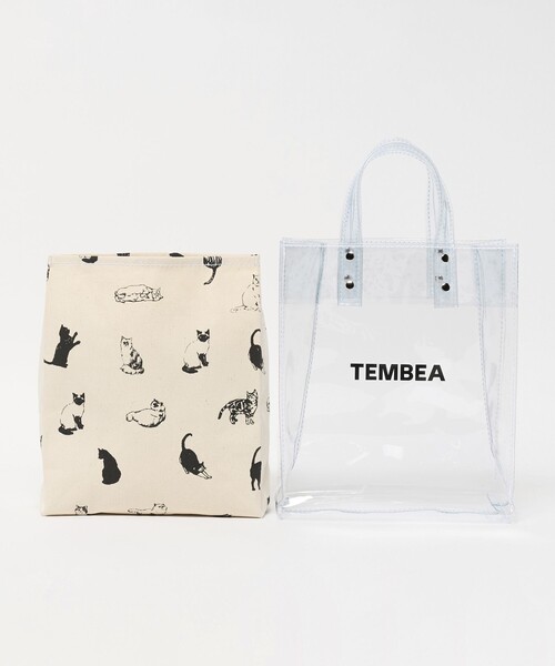 TEMBEA（テンベア） トートバッグ 「別注」「TEMBEA」PVC トートバッグ