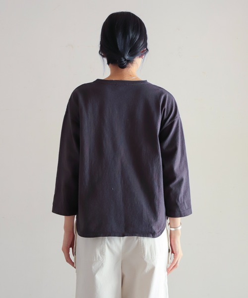 「NOMBRE IMPAIR」 7分袖カットソー FREE イエロー レディース_画像4