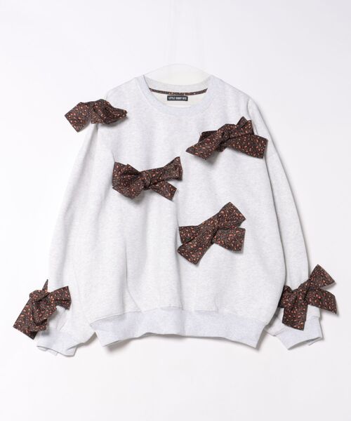「Little sunny bite」 スウェットカットソー SMALL ヘザーグレー レディース_画像4
