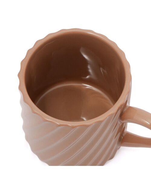 Francfranc（フランフラン） 食器 ホイップ マグ チョコレート 蓋付き