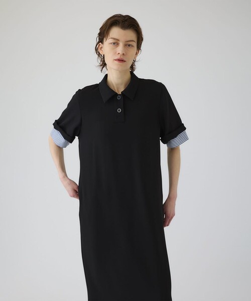 RIM.ARK ワンピース 「RIM.ARK/リムアーク」Polo design maxi OP/ポロ
