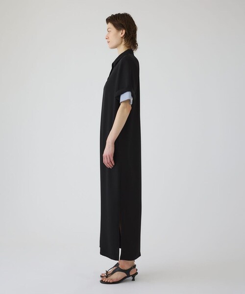 RIM.ARK ワンピース 半袖 「RIM.ARK/リムアーク」Polo design maxi OP
