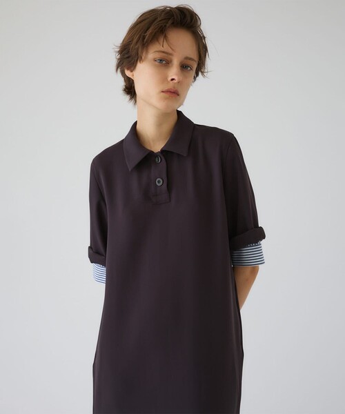RIM.ARK ワンピース 「RIM.ARK/リムアーク」Polo design maxi OP/ポロ