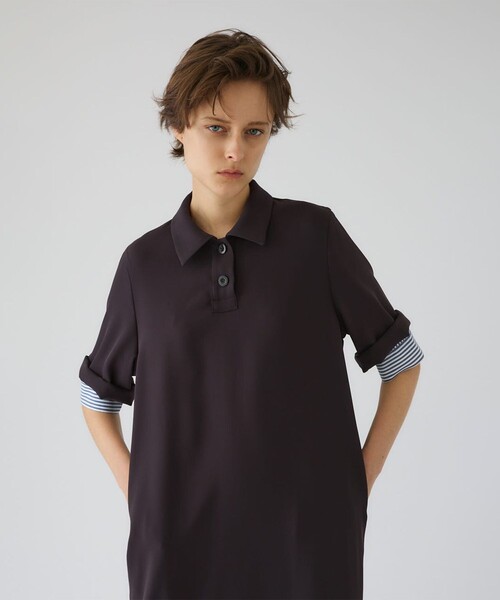 RIM.ARK ワンピース 半袖 「RIM.ARK/リムアーク」Polo design maxi OP