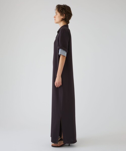 RIM.ARK ワンピース 半袖 「RIM.ARK/リムアーク」Polo design maxi OP