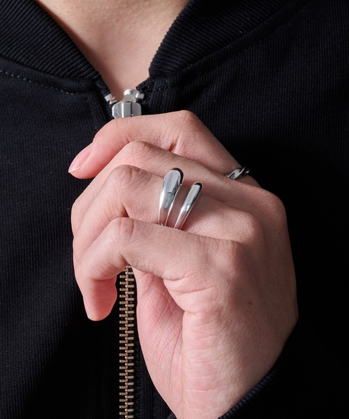 指輪 リング 「MAISON CLUB」Melt Layer Ring Silver925 KUN メンズ レディースの画像
