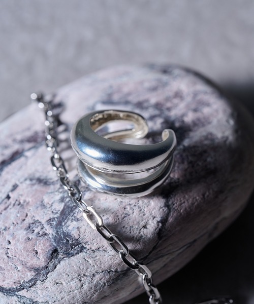 指輪 リング 「MAISON CLUB」Melt Layer Ring Silver925 KUN メンズ レディースの画像