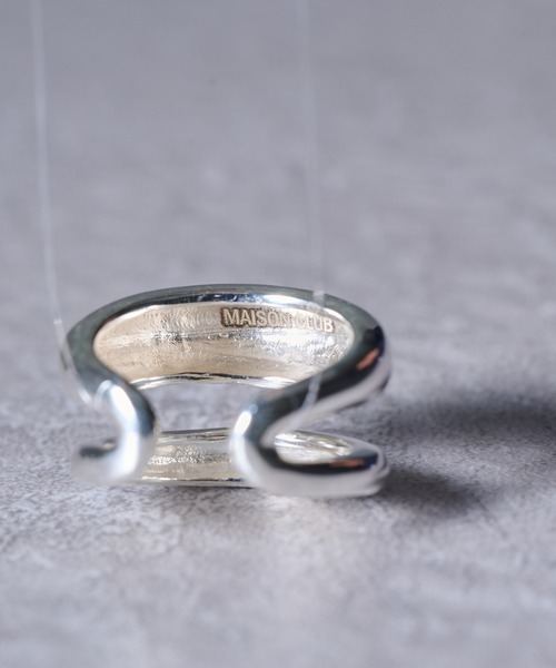指輪 リング 「MAISON CLUB」Melt Layer Ring Silver925 KUN メンズ レディースの画像
