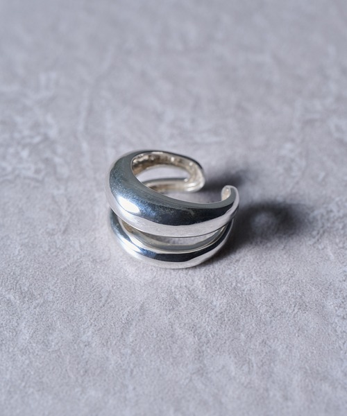 指輪 リング 「MAISON CLUB」Melt Layer Ring Silver925 KUN メンズ レディースの画像