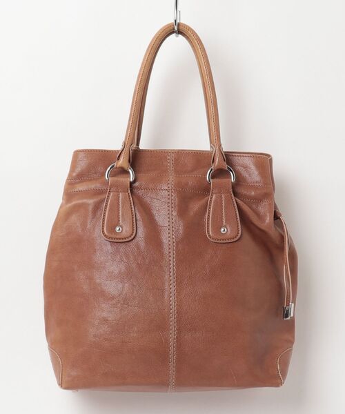 TOD'S ブラウン トートバッグ TOD'S（トッズ） トートバッグ - ブラウン レディース : ZOZOTOWN