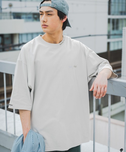 niko and…（ニコアンド） tシャツ ポイントステッチ刺繍Tシャツ